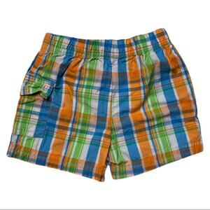 Garanimals Plaid Pockets Shorts 6-9M